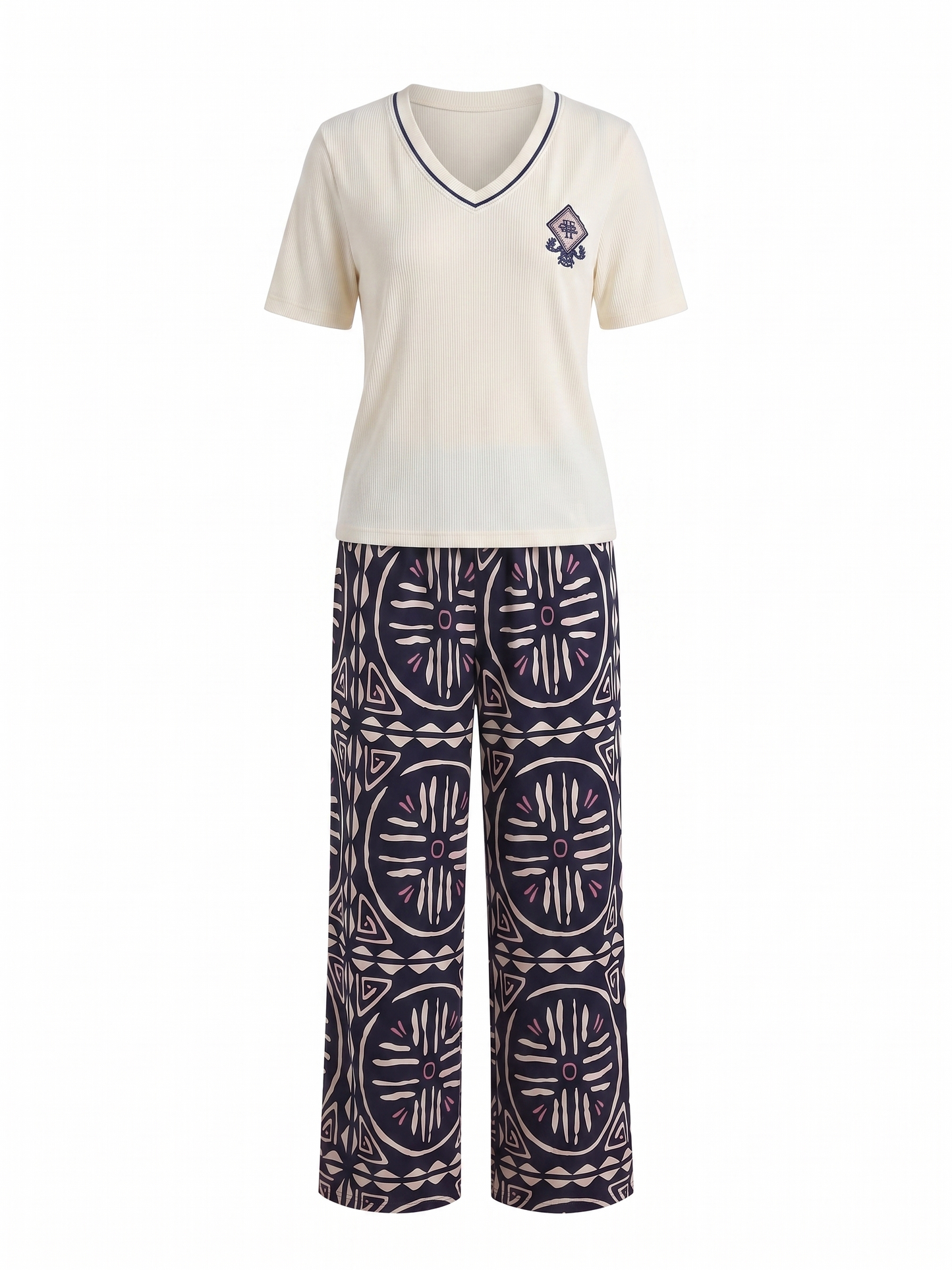 Ensemble marine à motifs tribaux