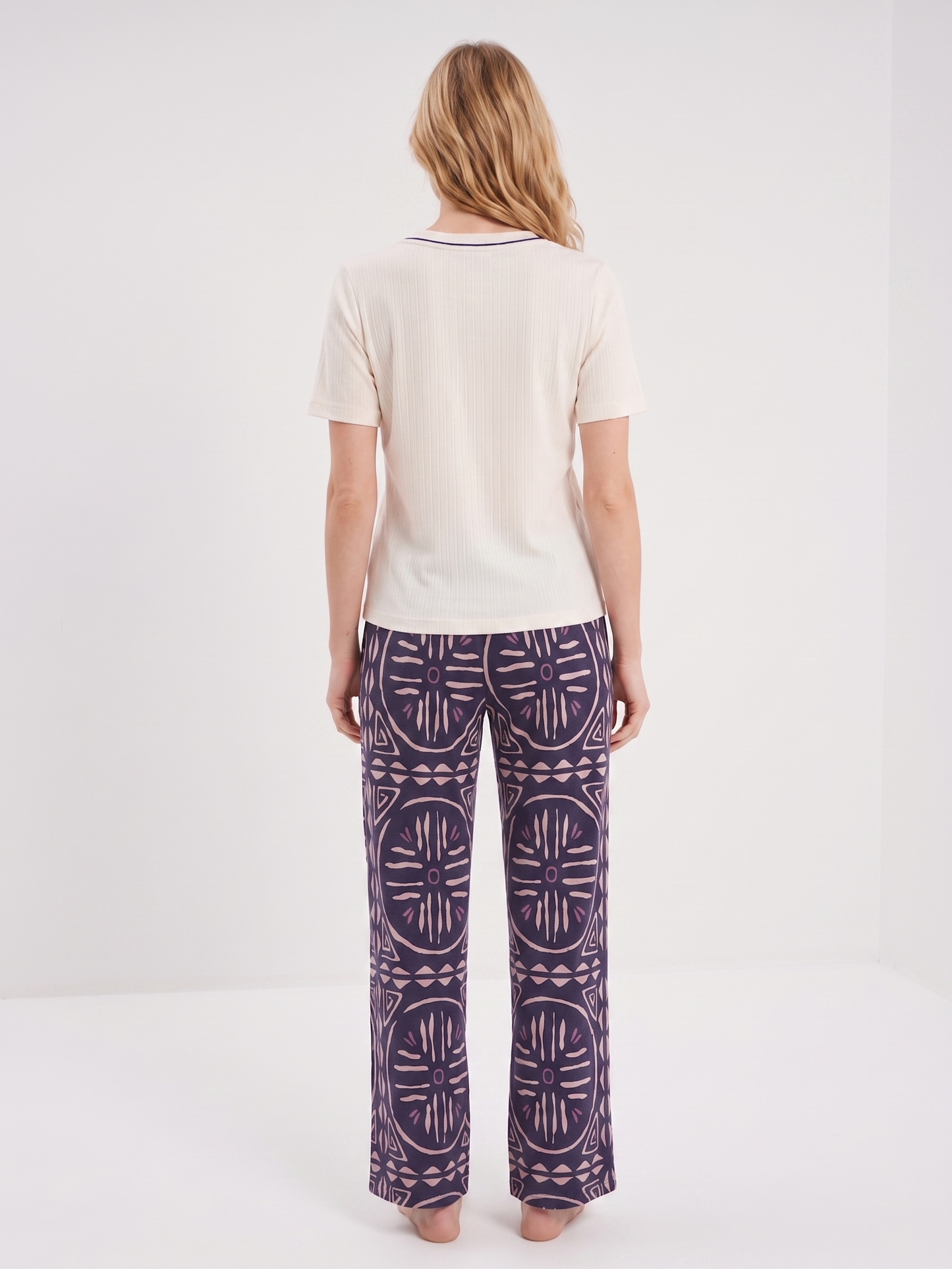 Ensemble marine à motifs tribaux